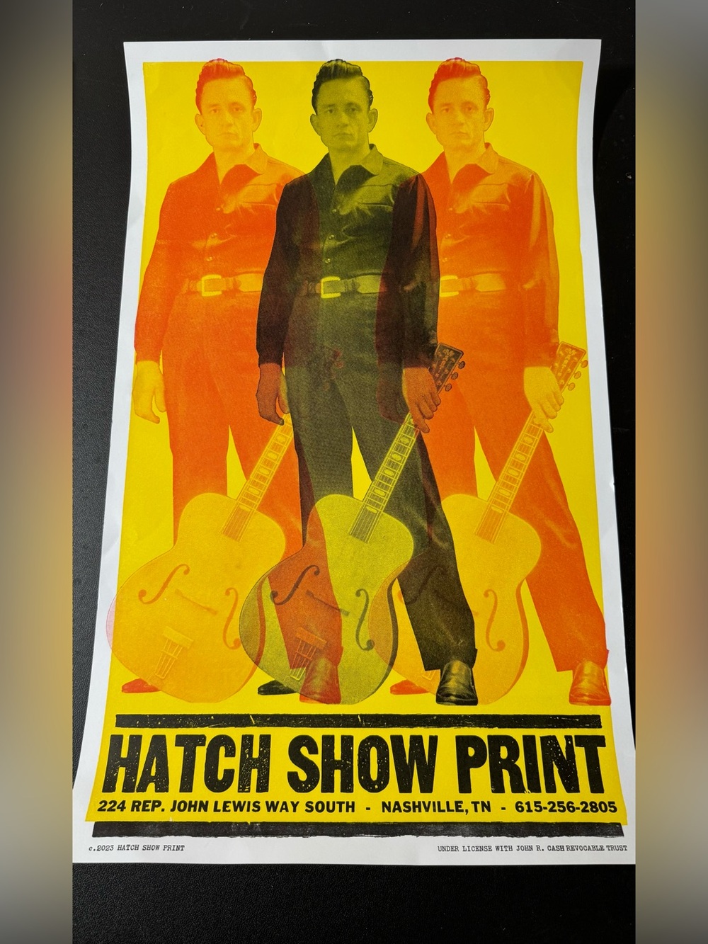 Hatch Show Print Johnny Cash